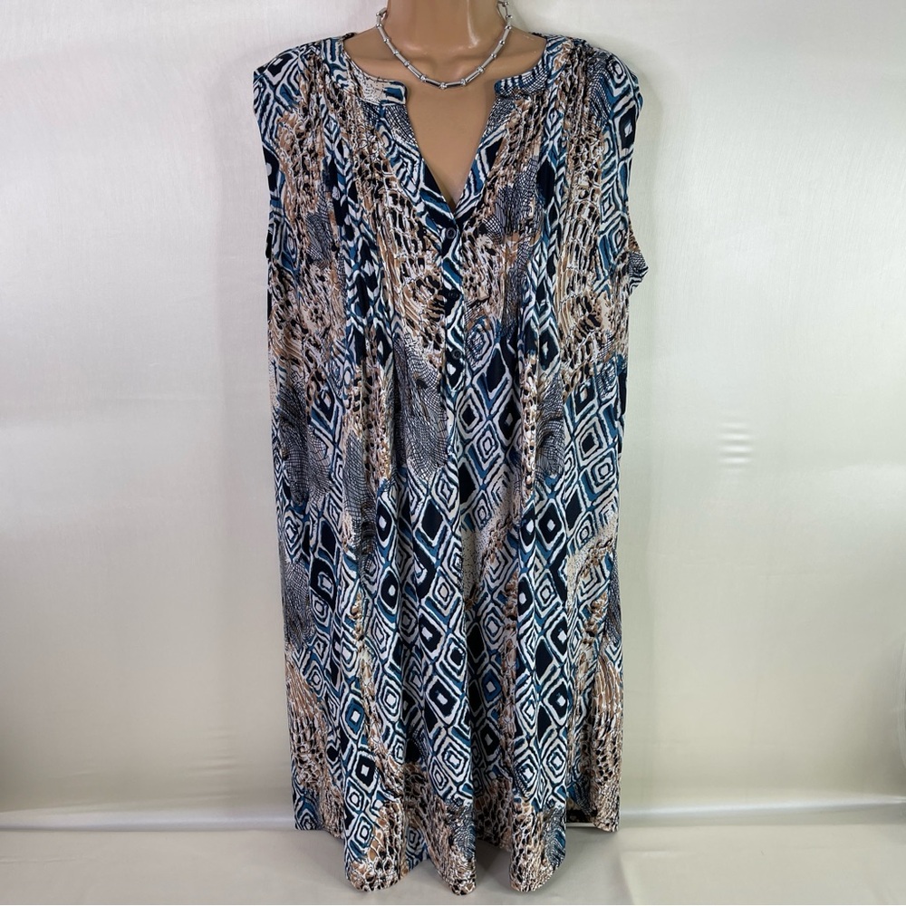 LA CERA Dress Women’s Size Medium Sleeveless Malabar Feminine Contemporary